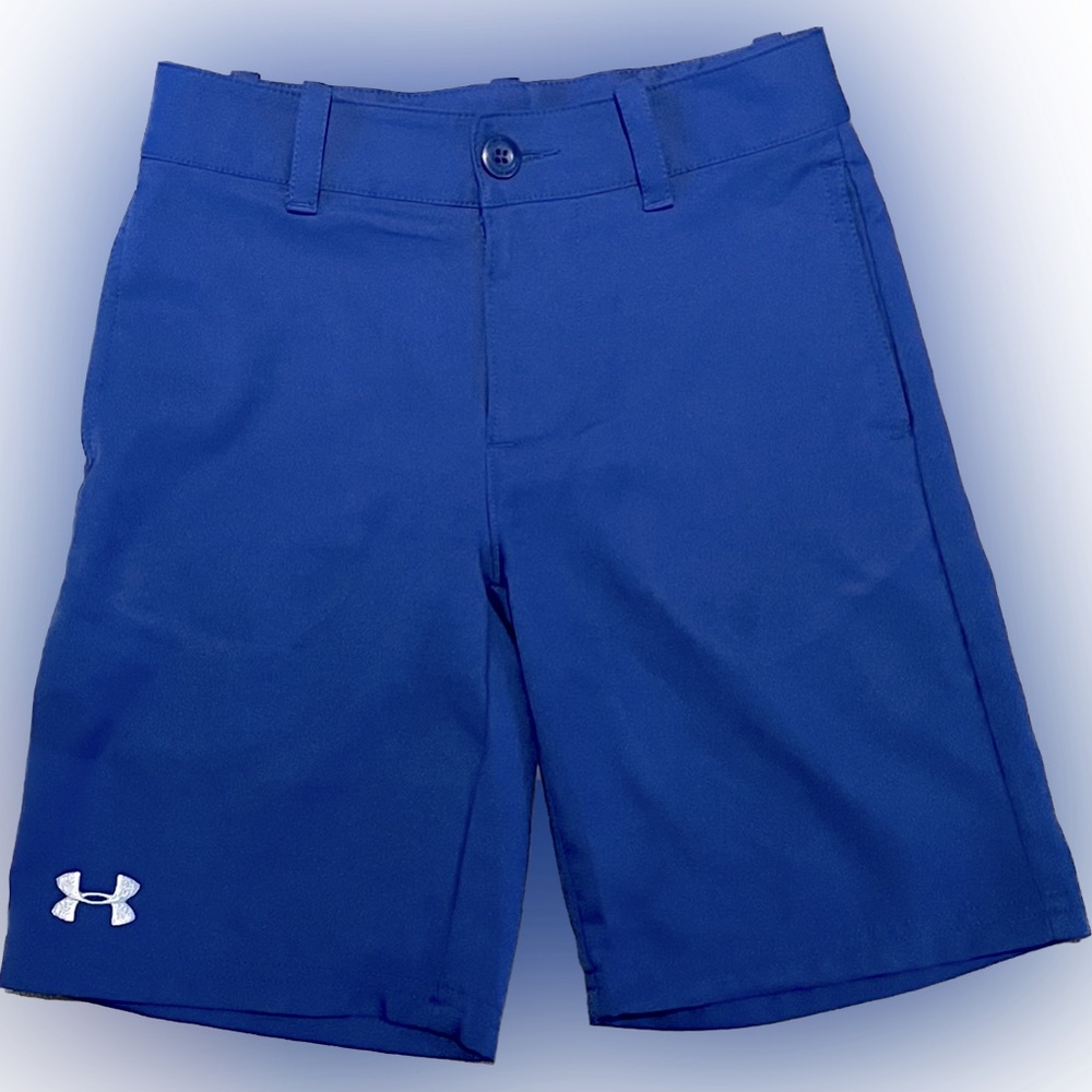 Youth XS Under Armour Boys Golf Shorts - Blue. Size 7